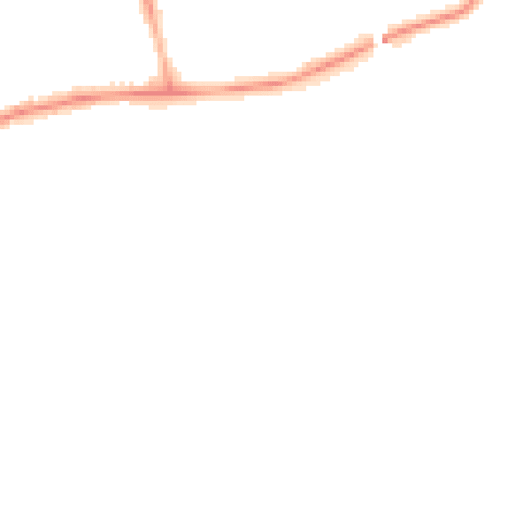 Night-time road noise heatmap for NE12 9TZ