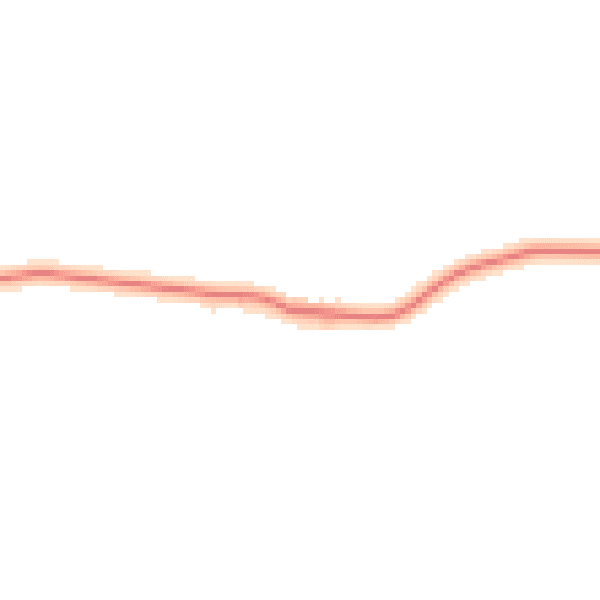 Daytime road noise heatmap for NE13 6BT