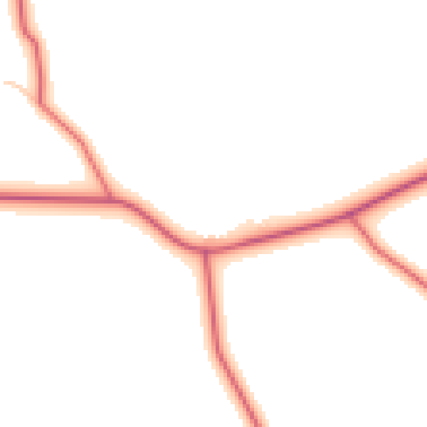Daytime road noise heatmap for NE13 6BU