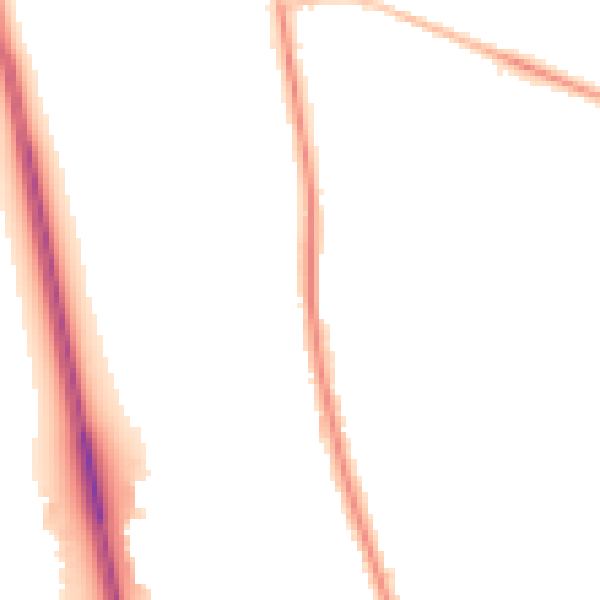 Night-time road noise heatmap for NE13 6EF