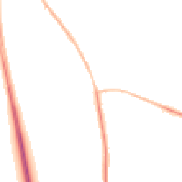 Night-time road noise heatmap for NE13 6EH