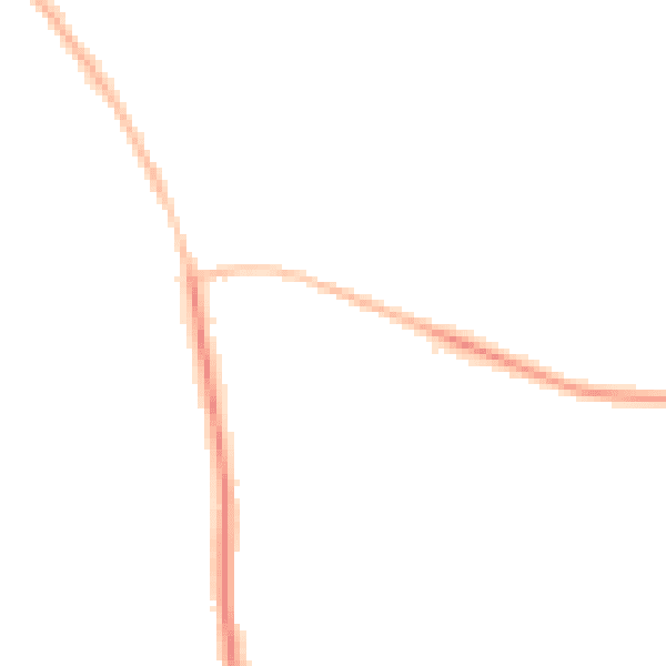 Night-time road noise heatmap for NE13 6HG