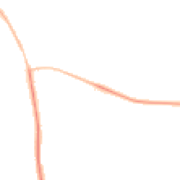 Night-time road noise heatmap for NE13 6HH