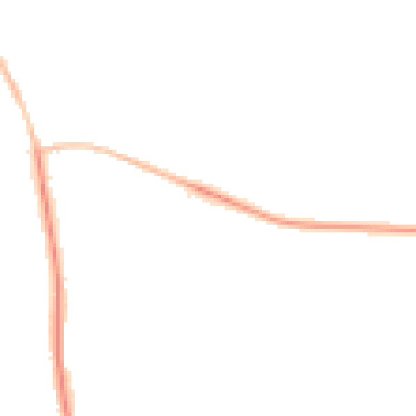 Night-time road noise heatmap for NE13 6HW