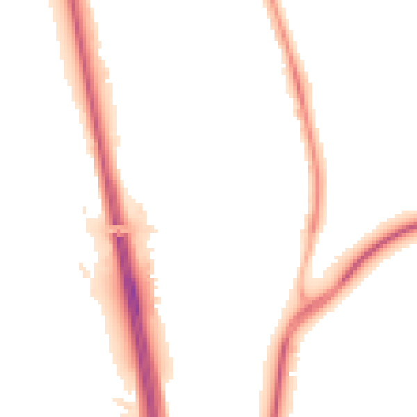 Night-time road noise heatmap for NE13 6PW