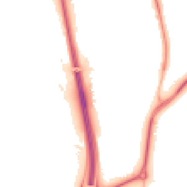 Night-time road noise heatmap for NE13 6QH