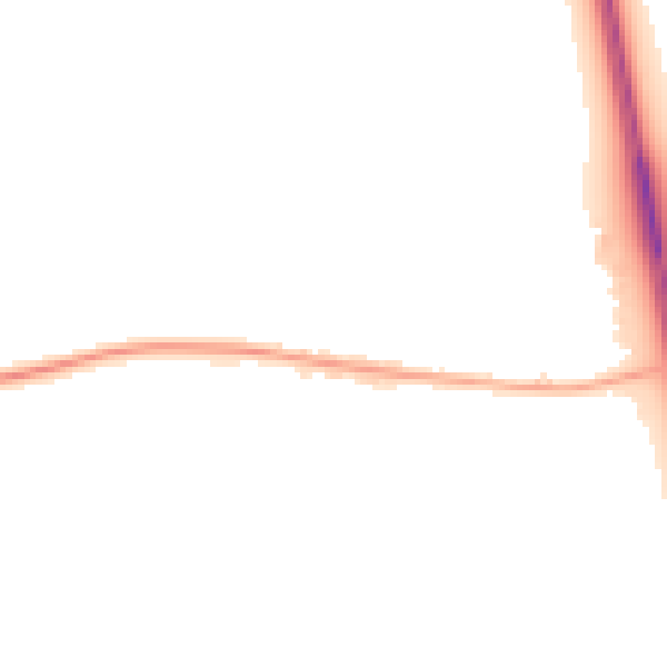 Night-time road noise heatmap for NE13 7ES