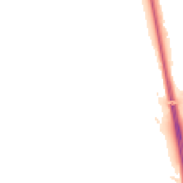 Night-time road noise heatmap for NE13 7FD