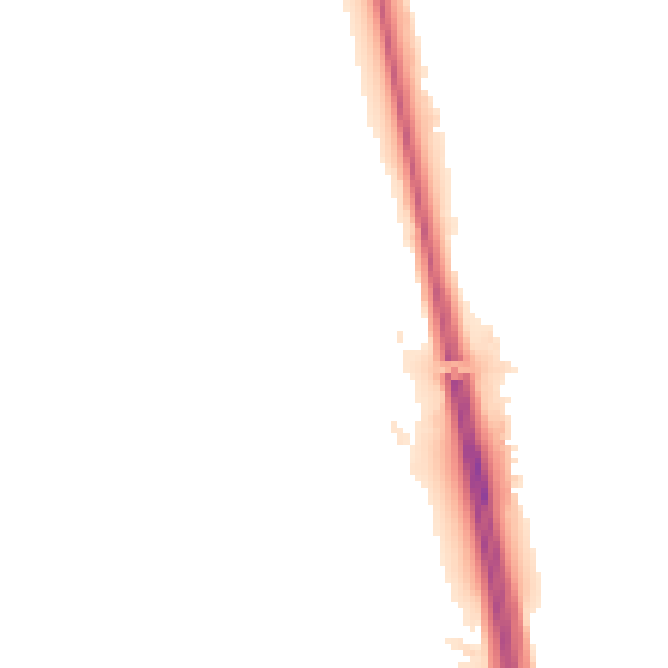 Night-time road noise heatmap for NE13 7NB
