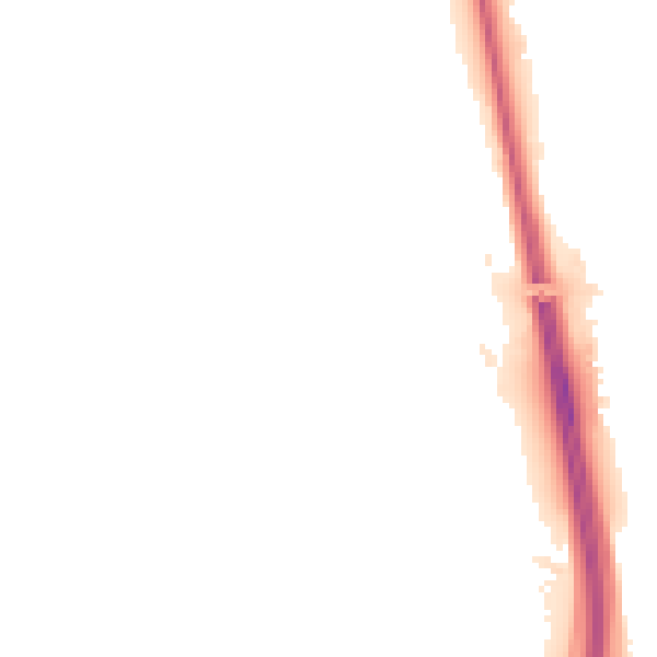 Night-time road noise heatmap for NE13 7NL