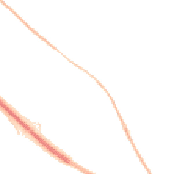 Night-time road noise heatmap for NE13 8AE