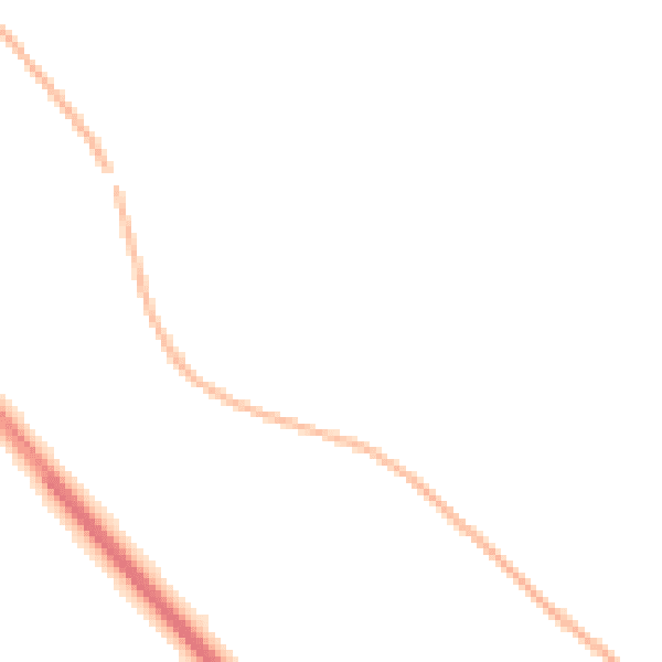 Night-time road noise heatmap for NE13 8AN