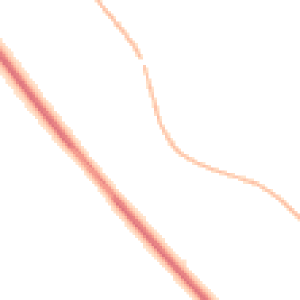 Night-time road noise heatmap for NE13 8AP