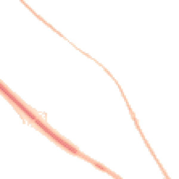 Night-time road noise heatmap for NE13 8AQ