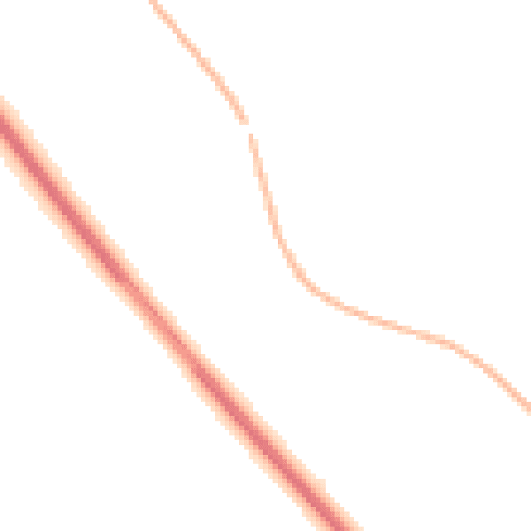 Night-time road noise heatmap for NE13 8AR