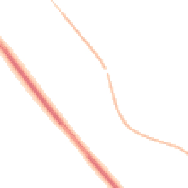Night-time road noise heatmap for NE13 8AS