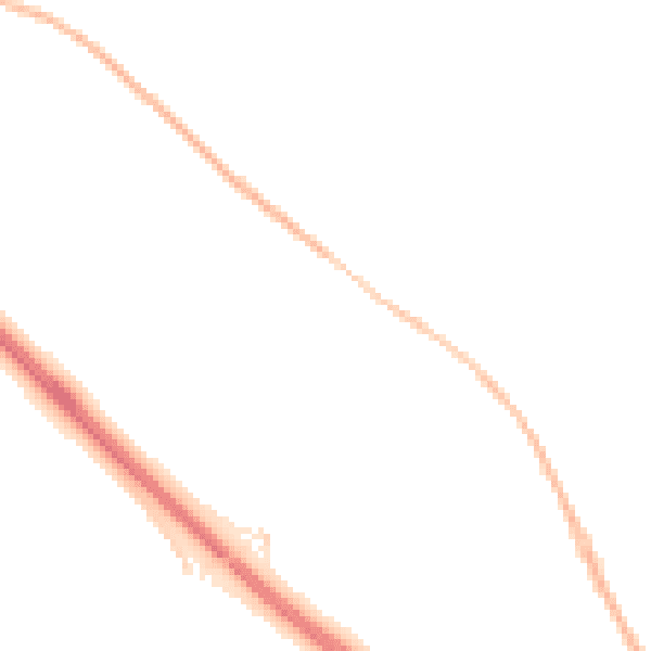 Night-time road noise heatmap for NE13 8BB