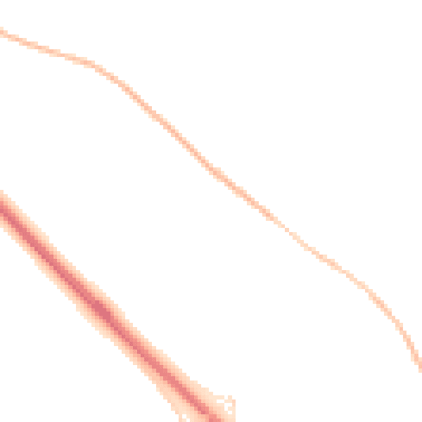 Night-time road noise heatmap for NE13 8BD