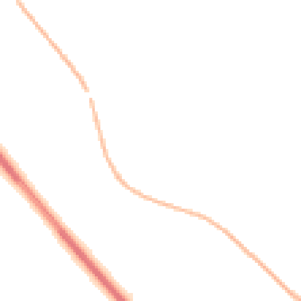 Night-time road noise heatmap for NE13 8BJ