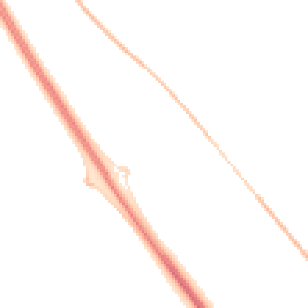 Night-time road noise heatmap for NE13 8BP