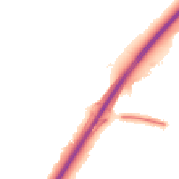 Night-time road noise heatmap for NE13 9AY