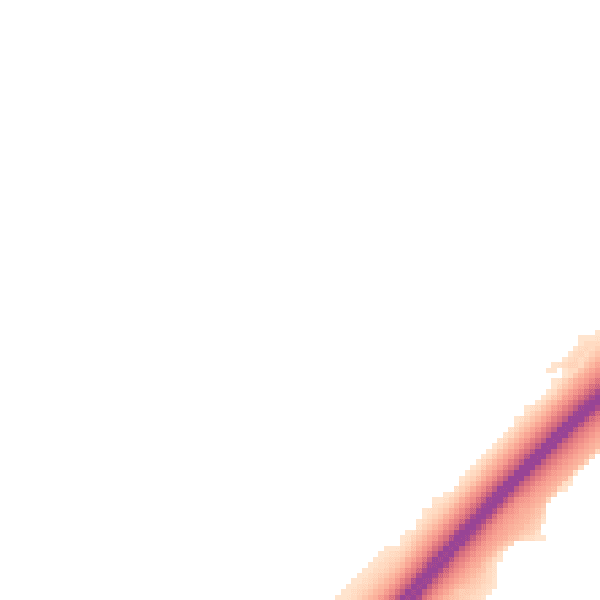 Night-time road noise heatmap for NE13 9DA