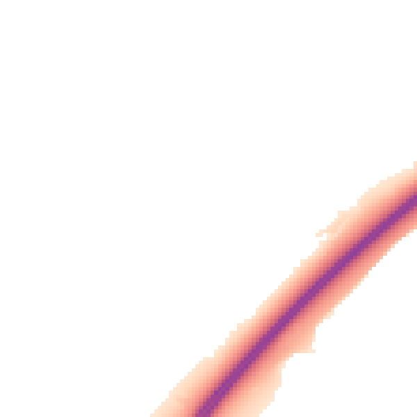 Night-time road noise heatmap for NE13 9DD