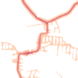 Daytime road noise heatmap for NE17 7AA