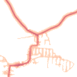 Daytime road noise heatmap for NE17 7AE