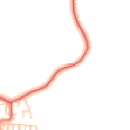 Daytime road noise heatmap for NE17 7AN