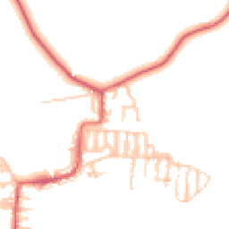 Daytime road noise heatmap for NE17 7BA