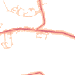 Daytime road noise heatmap for NE17 7BD