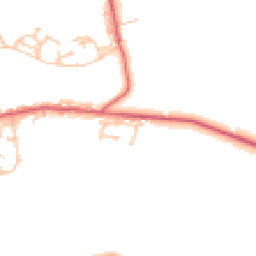 Daytime road noise heatmap for NE17 7BE