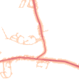 Daytime road noise heatmap for NE17 7BF