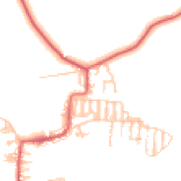 Daytime road noise heatmap for NE17 7BH