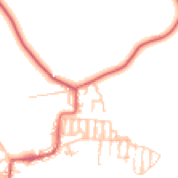 Daytime road noise heatmap for NE17 7BJ