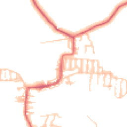 Daytime road noise heatmap for NE17 7BP