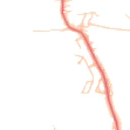 Daytime road noise heatmap for NE17 7BQ