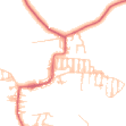 Daytime road noise heatmap for NE17 7BT