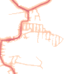 Daytime road noise heatmap for NE17 7BZ