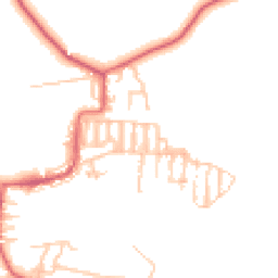 Daytime road noise heatmap for NE17 7DB