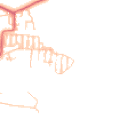 Daytime road noise heatmap for NE17 7DL