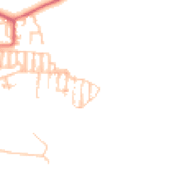 Daytime road noise heatmap for NE17 7DN