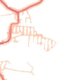 Daytime road noise heatmap for NE17 7DQ