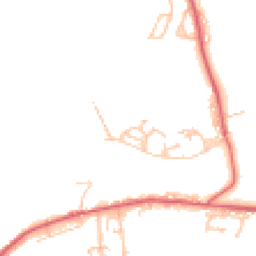 Daytime road noise heatmap for NE17 7DX