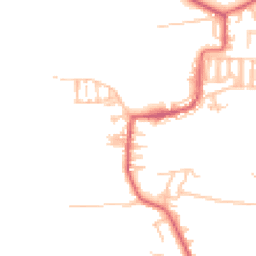 Daytime road noise heatmap for NE17 7JE