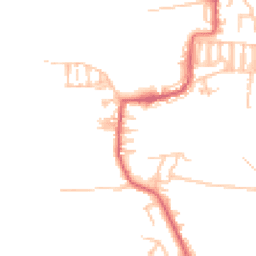Daytime road noise heatmap for NE17 7JL