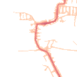 Daytime road noise heatmap for NE17 7JS