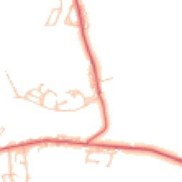 Daytime road noise heatmap for NE17 7LH