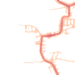 Daytime road noise heatmap for NE17 7QF